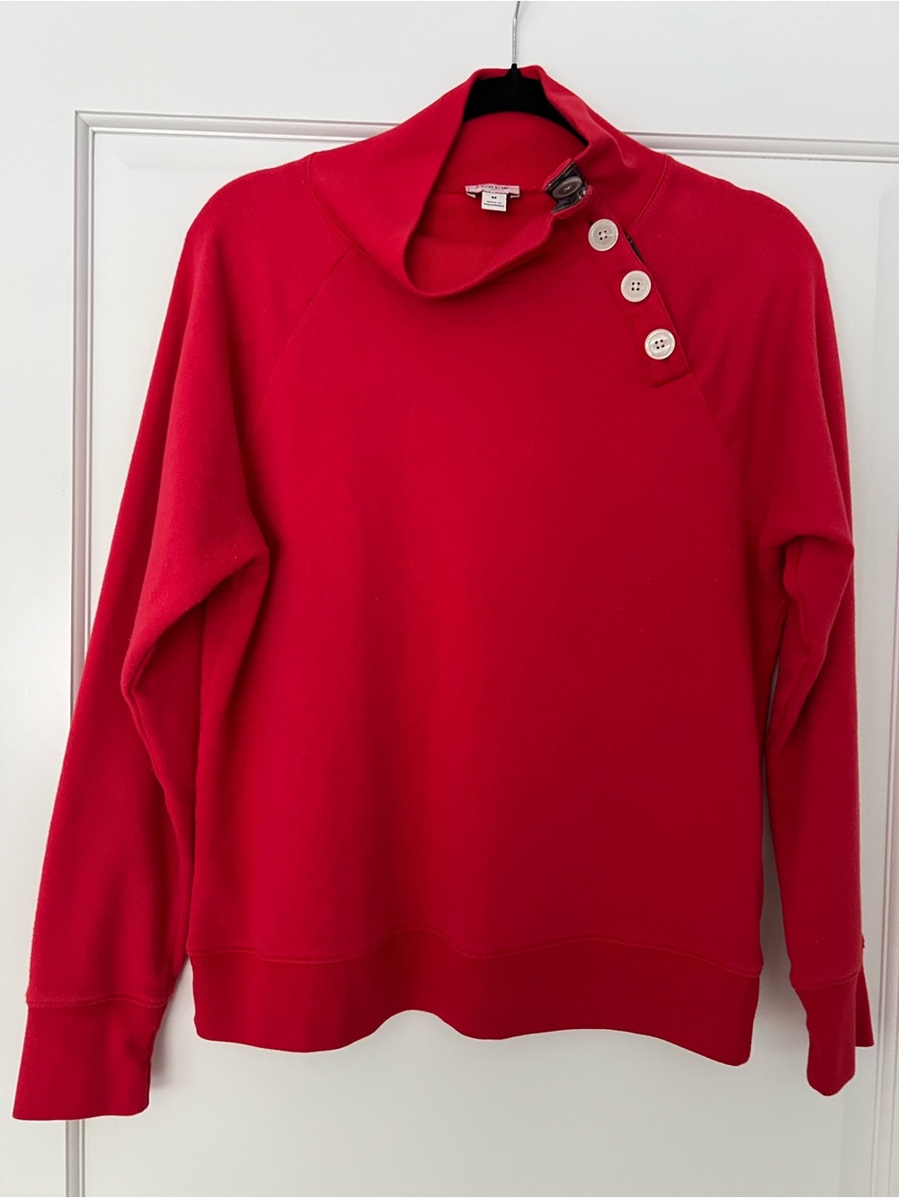 J. Crew Red Crewneck Sweatshirt